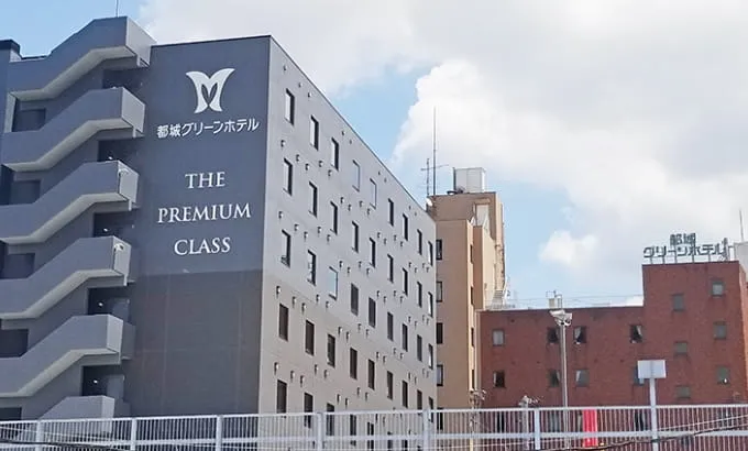 都城グリーンホテルの外観