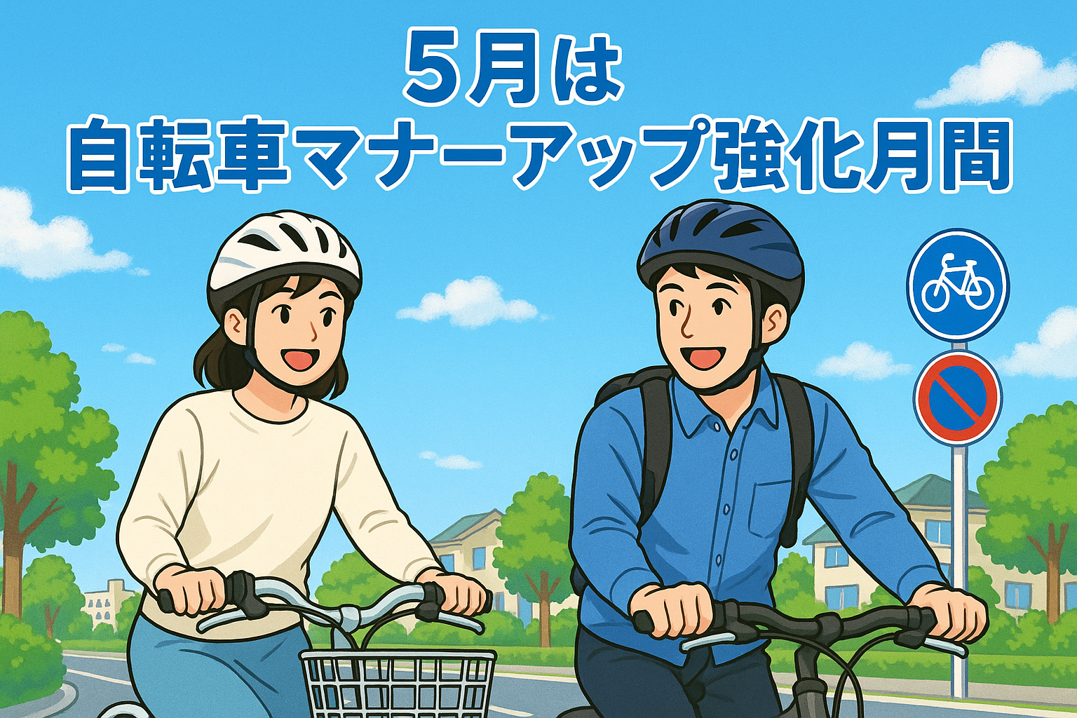 5月は自転車マナーアップ強化月間