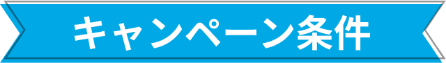 キャンペーン条件
